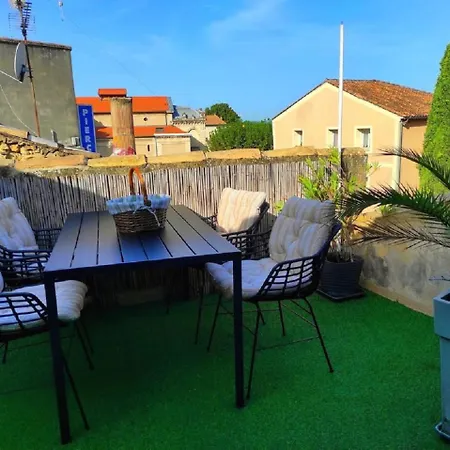 Gîte Urbain du Théâtre Antique Maison de ville et Terrasse Orange  Exterior foto